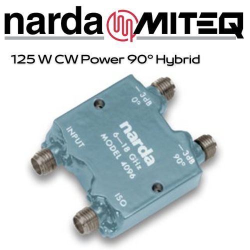 4096 Hybrid Coupler <br>6–18 GHz 125 W CW 90° 混合耦合器
