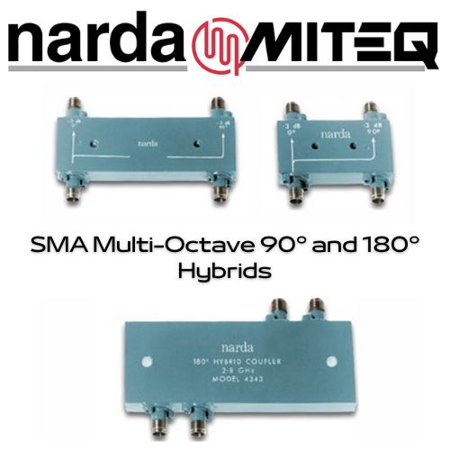 4333 Hybrid Coupler <br>2–18 GHz SMA 多倍頻段 90° / 180° 混合耦合器