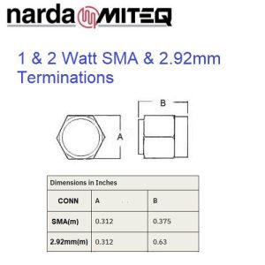 T0115 Termination <br>DC-8GHz 1W 終端 負載 SMA(m)