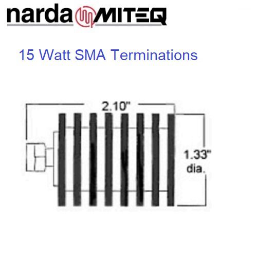 T1515 Termination <br>DC-8GHz 15W 終端 負載 SMA(m)