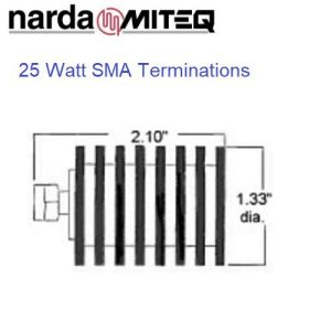 T2515 Termination <br>DC-8GHz 25W 終端 負載 SMA(m)