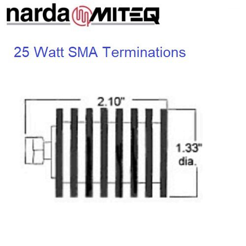 T2515 Termination <br>DC-8GHz 25W 終端 負載 SMA(m)