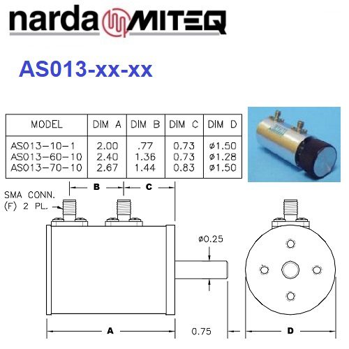 AS013-10-1 Step Attenuator <br>DC - 2.5 GHz 步階 衰減器 SMA